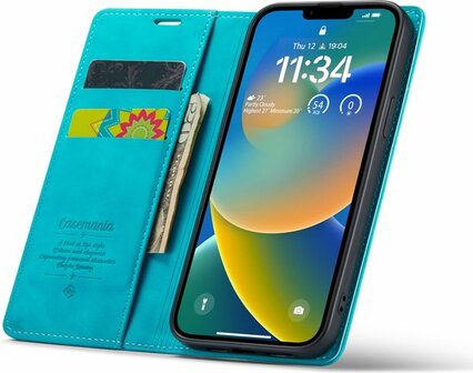 iPhone 14 Azure Blue - Book Case
