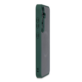 Samsung S25 - Groen - Carbon MagSafe Back Cover