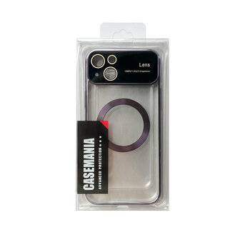 iPhone 15 Plus Paars - MagSafe TPU Back Cover - Camera Protector