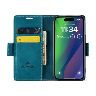 iPhone 15 Plus Emerald Green - MagSafe Book Case