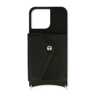 iPhone 14 Pro Zwart - Back Cover met Band