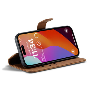 iPhone 15 Sienna Brown - 2 in 1 MagSafe Book Case