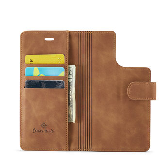 iPhone 15 Sienna Brown - 2 in 1 MagSafe Book Case