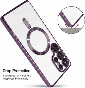 Samsung S25 Ultra - MagSafe TPU Back Cover - Paars