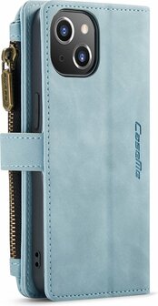 iPhone 13 Mini Aqua Blue - Book Case met Rits