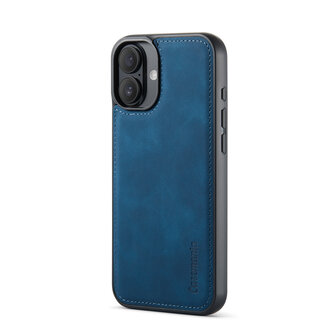 iPhone 16 Plus - Navy Blue - 2 in 1 Book Case