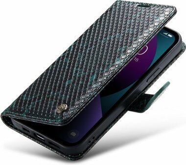 iPhone 13 Pro Max Groen - Slangen Book Case