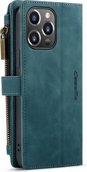 iPhone 13 Pro Emerald Green - Book Case met Rits