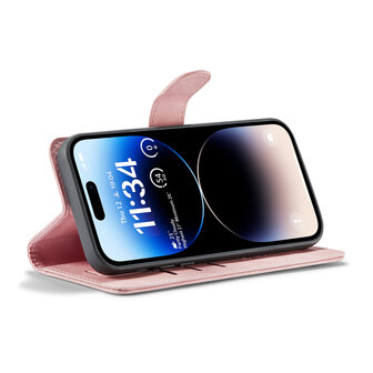 iPhone 13 Pro Max Pale Pink - 2 in 1 Book Case