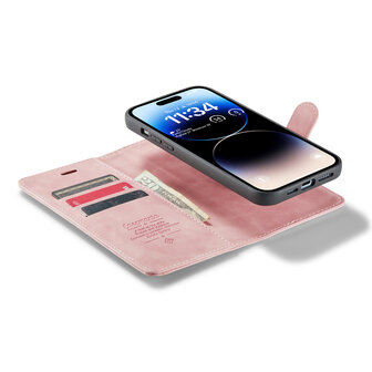 iPhone 13 Pro Max Pale Pink - 2 in 1 Book Case
