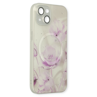 iPhone 13 Paars - MagSafe TPU Marmer