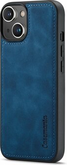 iPhone 14 Navy Blue- 2 in 1 Book Case