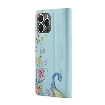 iPhone 14 Pro Max met Pauw Print - Book Case