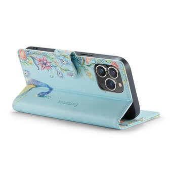 iPhone 14 Pro Max met Pauw Print - Book Case