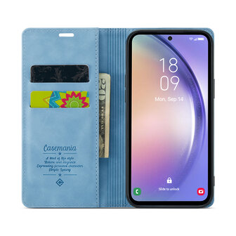 Samsung A14 Sky Blue - Book Case