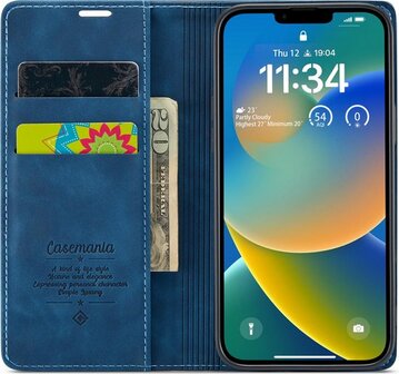 iPhone 14 Navy Blue - Book Cover