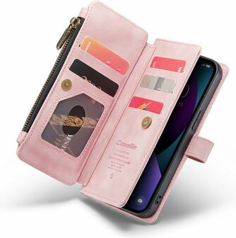 iPhone 13 Mini Pale Pink - Book Case met Rits