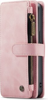 iPhone 13 Mini Pale Pink - Book Case met Rits