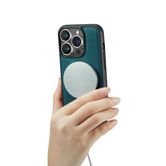 iPhone 15 Emerald Green - 2 in 1 MagSafe Book Case