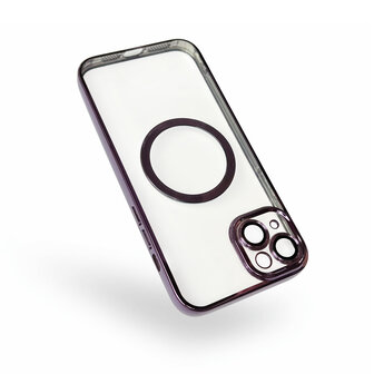 iPhone 15 Plus Paars - TPU Back Cover - Geschikt voor Magsafe