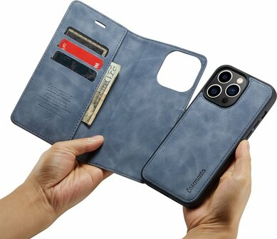 iPhone 14 Pro Shadow Gray - 2 in 1 Book Case