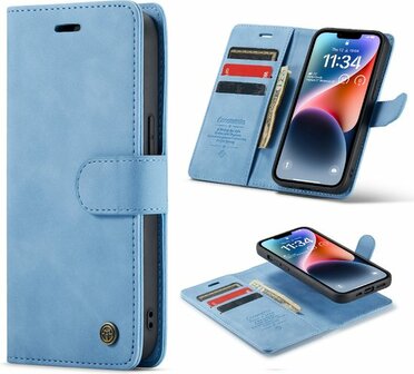 iPhone 14 Sky Blue - 2 in 1 Book Case