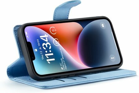 iPhone 14 Sky Blue - 2 in 1 Book Case