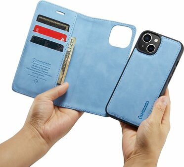 iPhone 14 Sky Blue - 2 in 1 Book Case