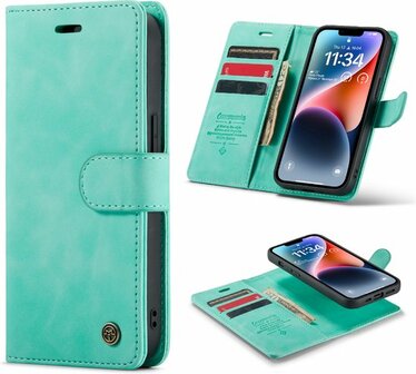 iPhone 14 Tropical Mint - 2 in 1 Book Case