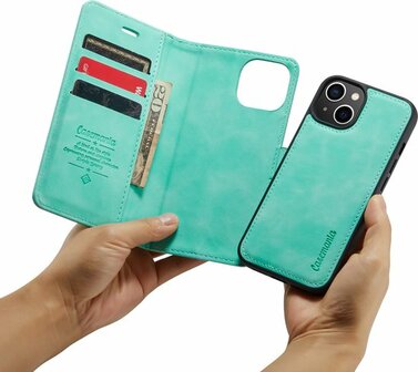 iPhone 14 Tropical Mint - 2 in 1 Book Case