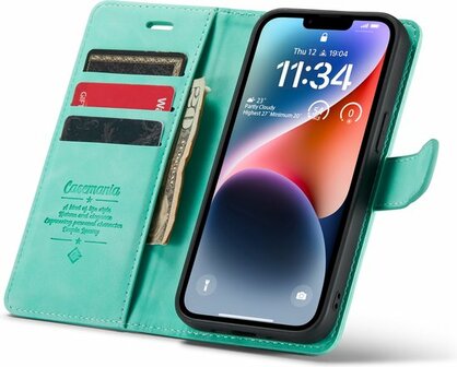 iPhone 14 Tropical Mint - 2 in 1 Book Case