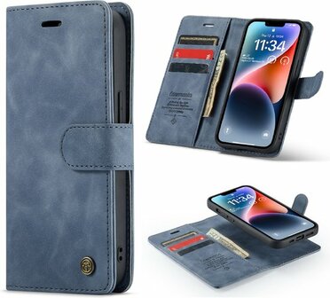 iPhone 14 Shadow Gray - 2 in 1 Book Case