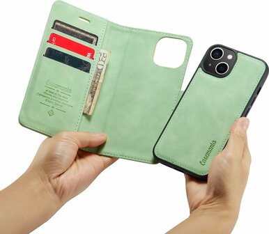 iPhone 14 Pistache Green - 2 in 1 Book Case