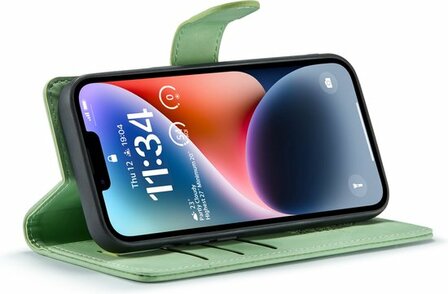 iPhone 14 Pistache Green - 2 in 1 Book Case