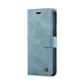 iPhone 15 Aqua Blue - 2 in 1 Book Case