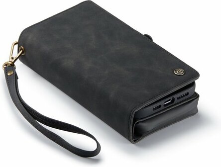 iPhone 13 Pro Charcoal Gray - 2 in 1 Extra Vakken Book Case