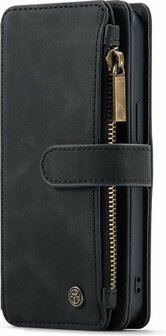iPhone 13 Mini Charcoal Gray - Book Case met Rits