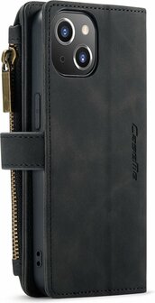 iPhone 13 Mini Charcoal Gray - Book Case met Rits