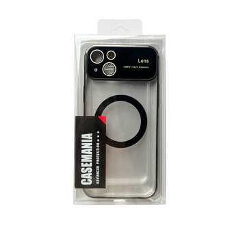 iPhone 15 Plus Zwart - MagSafe TPU Back Cover - Camera Protector