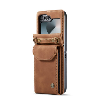 Samsung Flip 6 - Sienna Brown - Book Case met Koord