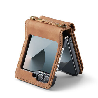 Samsung Flip 6 - Sienna Brown - Book Case met Koord