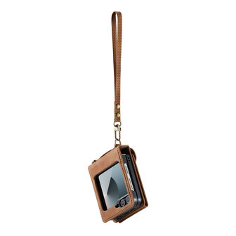 Samsung Flip 6 - Sienna Brown - Book Case met Koord
