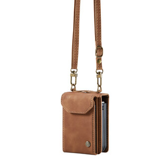 Samsung Flip 6 - Sienna Brown - Book Case met Koord