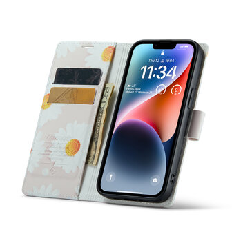 iPhone 14 met Daisy Print - Book Case