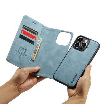 iPhone 13 Pro Aqua Blue - 2 in 1 Book Case