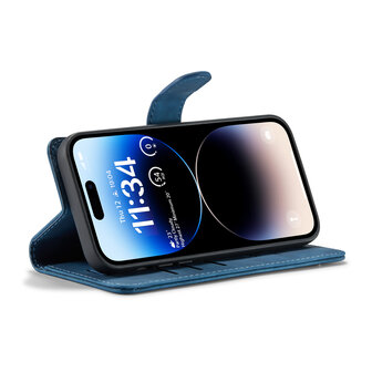 iPhone 13 Pro Navy Blue - 2 in 1 Book Case