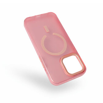 iPhone 15 Roze - Extra Stevig TPU Back Cover - Geschikt voor Magsafe