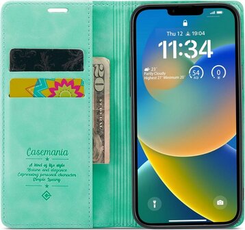 iPhone 14 Tropical Mint - Book Case