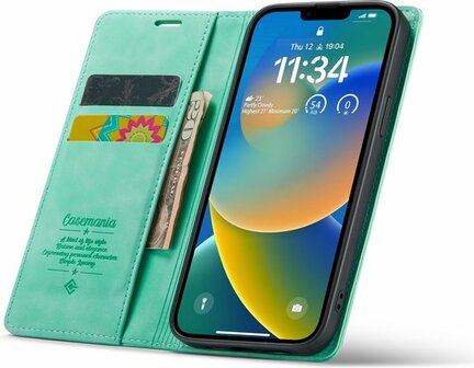iPhone 14 Tropical Mint - Book Case