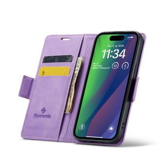 iPhone 15 Plus Bright Lila - MagSafe Book Case